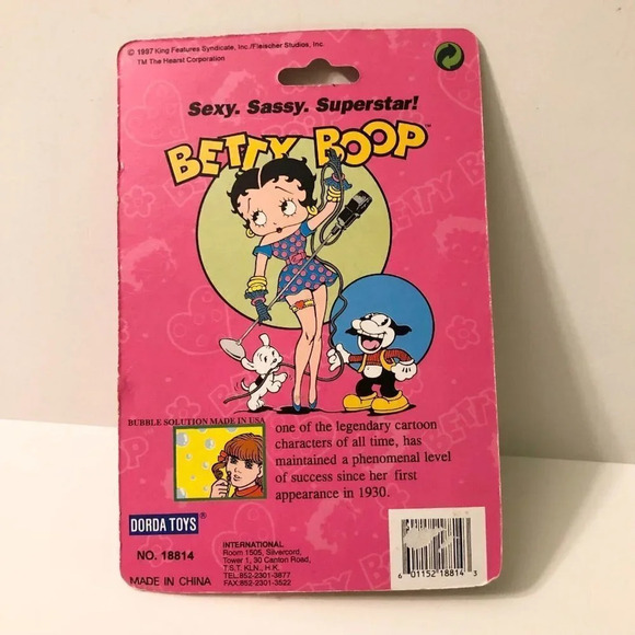 Vintage 1997 Dorda Toys Betty Boop Bubble  Buddies Bubble Maker - Picture 9 of 16